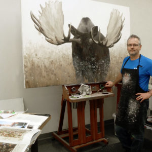 James Wiens in his studio