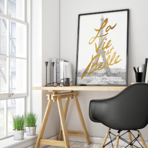 La Vie est Belle Wild Apple Graphics