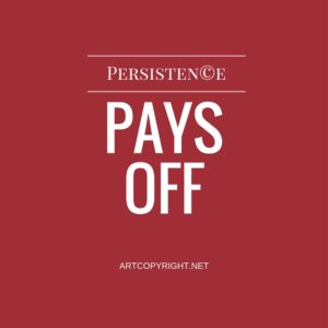 Persisten©e Pays Off Art Copyright Coaltion