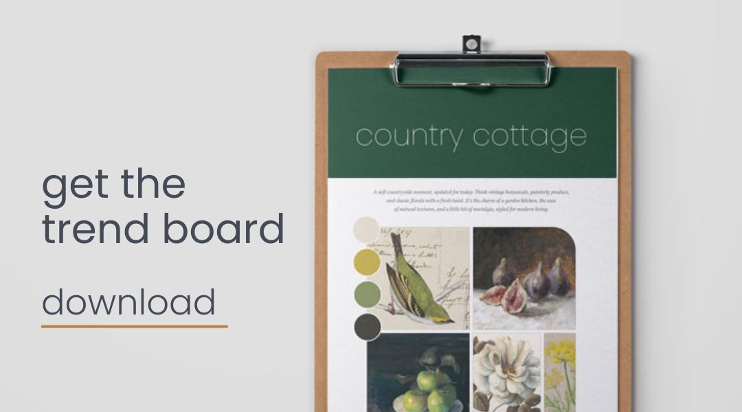 Country Cottage Trend Board