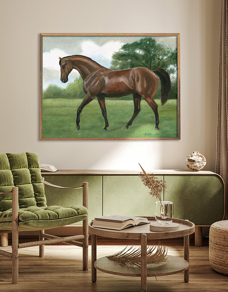 Home mockup, interior background with commode and decor in livin